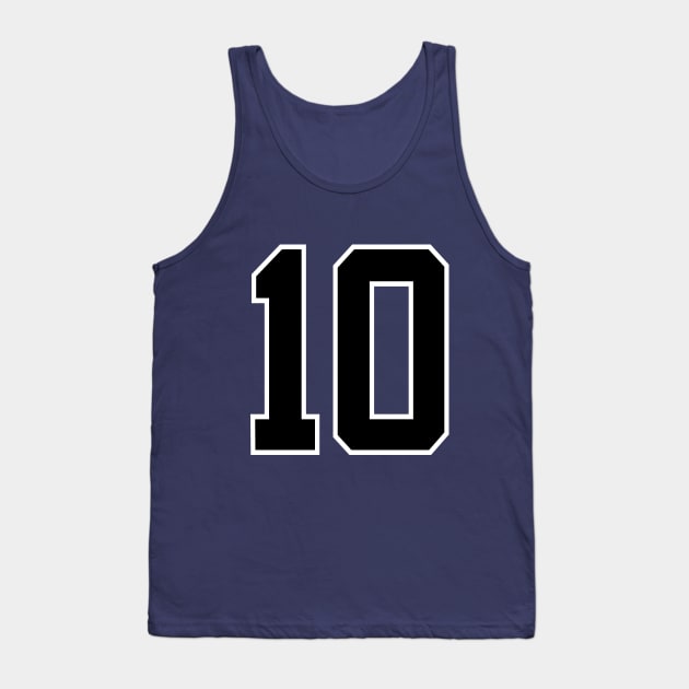 Number 10 Tank Top by colorsplash